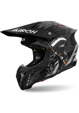 Kask enduro Airoh Twist 3 Arcade czarno-szary, Wyprzedaż