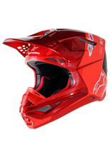 Kask enduro Alpinestars MX Supertech M10 Flood czerwono-czarny