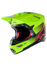 Kask enduro Alpinestars MX Supertech M10 Unite żółto-czarny