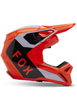 Kask enduro Fox V1 Lean pomarańczowy-fluo