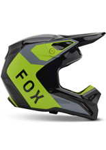 Kask enduro Fox V1 Lean szaro-żółty