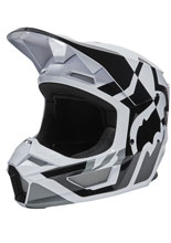 Kask enduro dziecięcy Fox V1 Lux czarno-biały