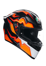 Kask integralny AGV K1 S Kripton czarno-pomarańczowo-biały