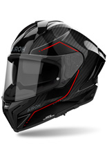 Kask integralny Airoh Matryx Carbon Stylish czarno-czerwony