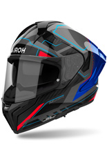 Kask integralny Airoh Matryx Rocket czarno-niebiesko-czerwony