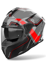 Kask integralny Airoh Spark 2 Dart czarno-szaro-czerwony