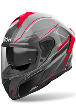 Kask integralny Airoh Spark 2 Shadow czarno-szaro-czerwony matowy