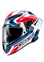 Kask integralny Caberg Drift Evo II Jarama biało-czerwono-niebieski