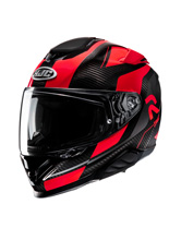 Kask integralny HJC RPHA 71 Carbon Hamil czarno-czerwony, Wyprzedaż