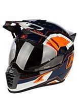 Kask integralny Klim Krios PRO Karbon pomarańczowo-niebieski