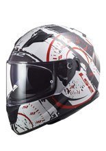 Kask integralny LS2 FF320 Stream Evo Tacho biało-czarno-czerwony