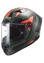 Kask integralny LS2 FF805 Thunder C Chase pomarańczowo-zielono-czarny