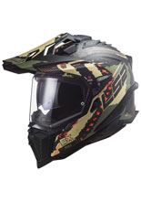 Kask integralny LS2 MX701 Explorer C Extend zielono-brązowy matowy