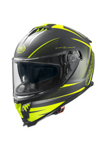 Kask integralny Premier Typhoon FR Y9 BM czarno-żółty matowy