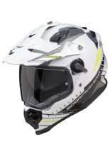 Kask integralny Scorpion ADF-9000 Air Feat biało-czarno-żółty