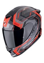 Kask integralny Scorpion Exo-1400 Evo II Air Linart czarno-czerwony