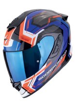 Kask integralny Scorpion Exo-1400 Evo II Air Linart czarno-niebiesko-czerwony