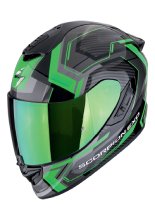 Kask integralny Scorpion Exo-1400 Evo II Air Linart czarno-zielony