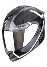 Kask integralny Scorpion Exo-1400 Evo II Carbon Air Enko czarno-srebrno-biały