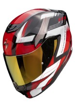 Kask integralny Scorpion Exo-391 Captor czarno-czerwono-biały