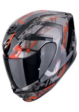 Kask integralny Scorpion Exo-391 Clutter czarno-czerwony