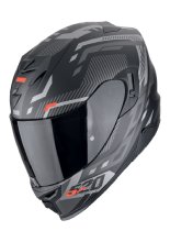 Kask integralny Scorpion Exo-520 Evo Air Ranka czarno-srebrno-czerwony matowy