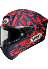 Kask integralny Shoei X-SPR PRO Marquez Dazzle TC-10 czerwono-niebieski