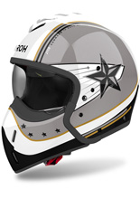 Kask modułowy Airoh J110 Command biało-szary