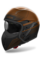 Kask modułowy Airoh J110 Slim brązowy matowy