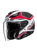 Kask otwarty HJC F31 Ceron czarno-czerwony