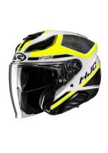 Kask otwarty HJC F31 Ceron czarno-żółty