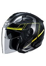 Kask otwarty HJC FG-JET Komina czarno-żółty