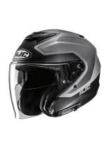 Kask otwarty HJC i31 Tevis czarno-szary