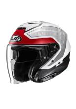 Kask otwarty HJC i31 Tevis szaro-czerwony