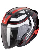 Kask otwarty Scorpion Exo-230 Pul czarno-czerwony