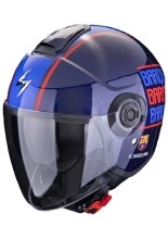 Kask otwarty Scorpion Exo-City II FC Barcelona niebieski