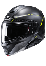 Kask szczękowy HJC RPHA 91 Combust czarno-żółty