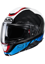 Kask szczękowy HJC RPHA 91 Rafino biało-niebiesko-czerwony