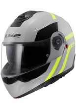 Kask szczękowy LS2 FF908 Strobe II Autox szaro-żółty