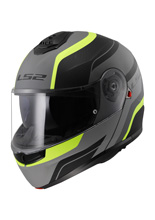 Kask szczękowy LS2 FF908 Strobe II Monza szaro-czarno-żółty matowy