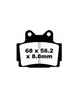 Klocki hamulcowe EBC FA104 68 x 56.2 x 8.8mm NA TYŁ