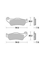 Klocki hamulcowe [przód] SBS 151 CT