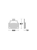 Klocki hamulcowe [przód] SBS 153 CT