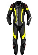 Kombinezon motocyklowy jednoczęściowy Spidi Laser Pro Perforated czarno-biały-fluo