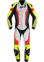 Kombinezon motocyklowy jednoczęściowy Spidi Supersonic Perforated Pro czarno-żółty-fluo