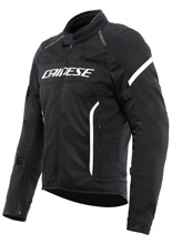 Kurtka motocyklowa tekstylna Dainese Air Frame 3 Tex czarno-biała