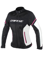 Kurtka motocyklowa tekstylna Dainese Air Frame D1 Lady Tex czarno-szaro-różowa