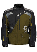 Kurtka motocyklowa tekstylna Scott Dualraid Dryo brązowo-czarna