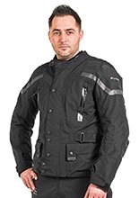 Kurtka motocyklowa tekstylna Touratech Companero Weather Traveller czarna