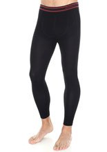 Legginsy Brubeck Active Wool z długą nogawką czarne